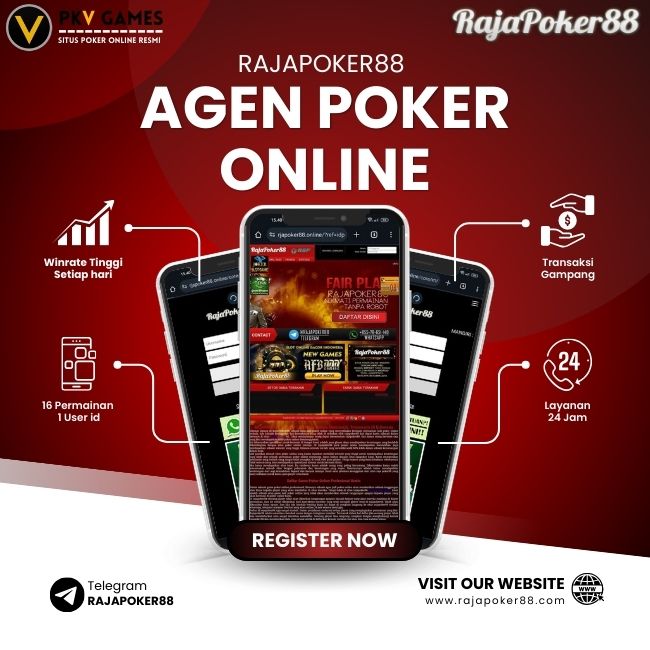 RajaPoker88 Situs Judi Online Poker PKV Games Terbaik di Asia